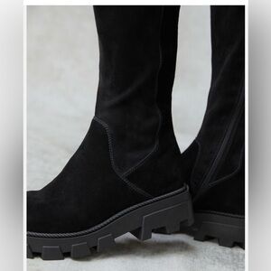 Anthropologie Kelsi Dagger Brooklyn Brave Knee-High Boots Size 8